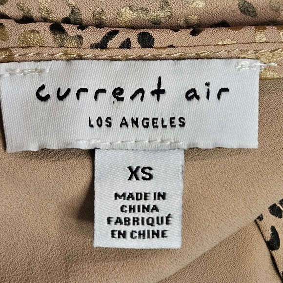 Current Air Los Angeles V Neck Leopard Print Camisole Top Size XS - Picture 4 of 6